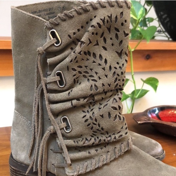 Naughty Monkey Tan Suede Boots - Size
 7.5 - Picture 5 of 8